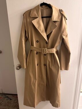 & Other Stories Women's Tan Trench Coat with Belt
